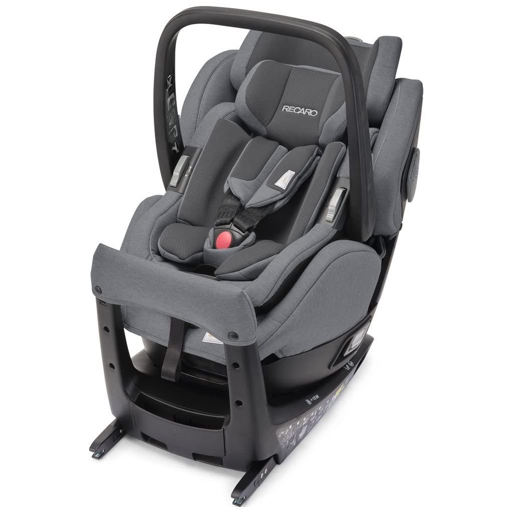 RECARO salia elite グレー ISOFIX対応 Recaro Salia Elite Child Car Seat with Ovetto Included (Weight 2.9